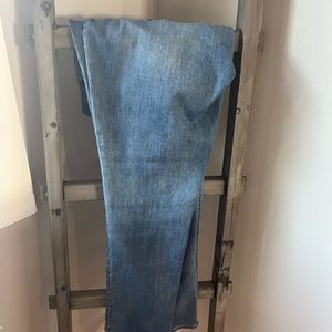 Democracy Straight Leg Jeans in Faded Blue Denim